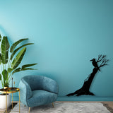 Crow with Tree Metal Garden Sign Decor - BrossHome Metal Wall Art