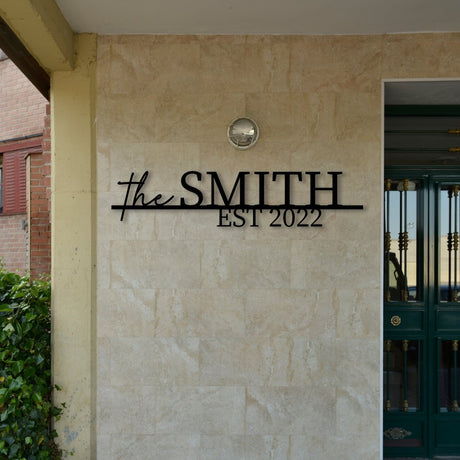 Custom Address Metal Garden Sign - BrossHome Metal Wall Art
