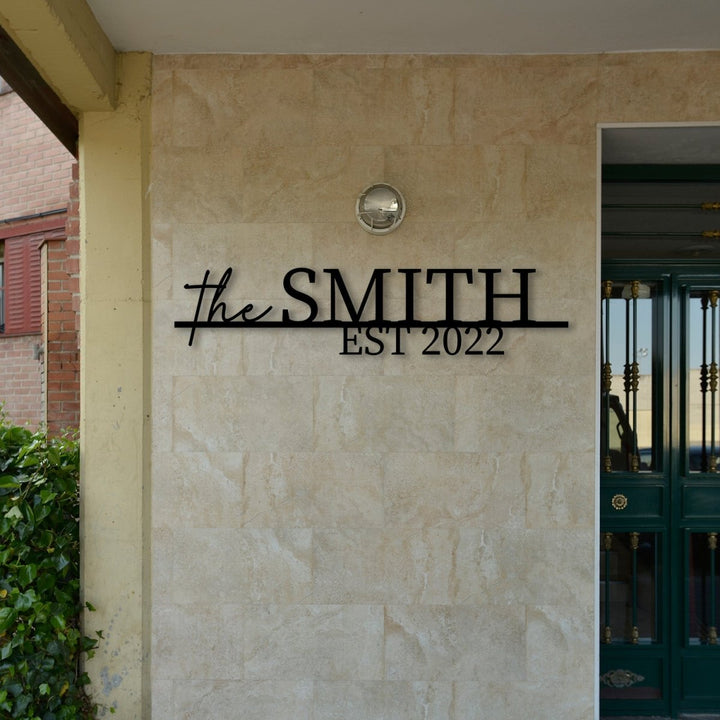 Custom Address Metal Garden Sign - BrossHome Metal Wall Art