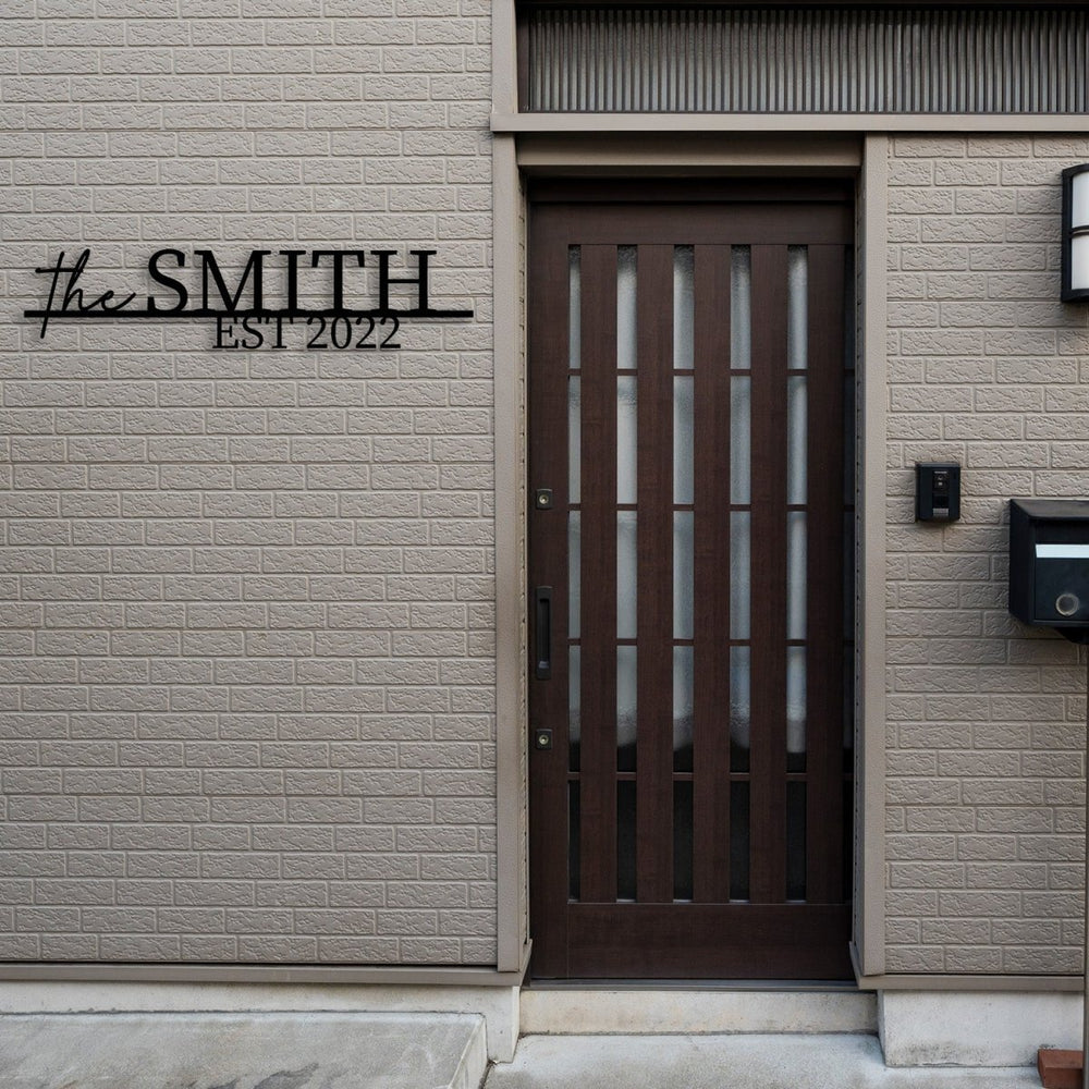 Custom Address Metal Garden Sign - BrossHome Metal Wall Art