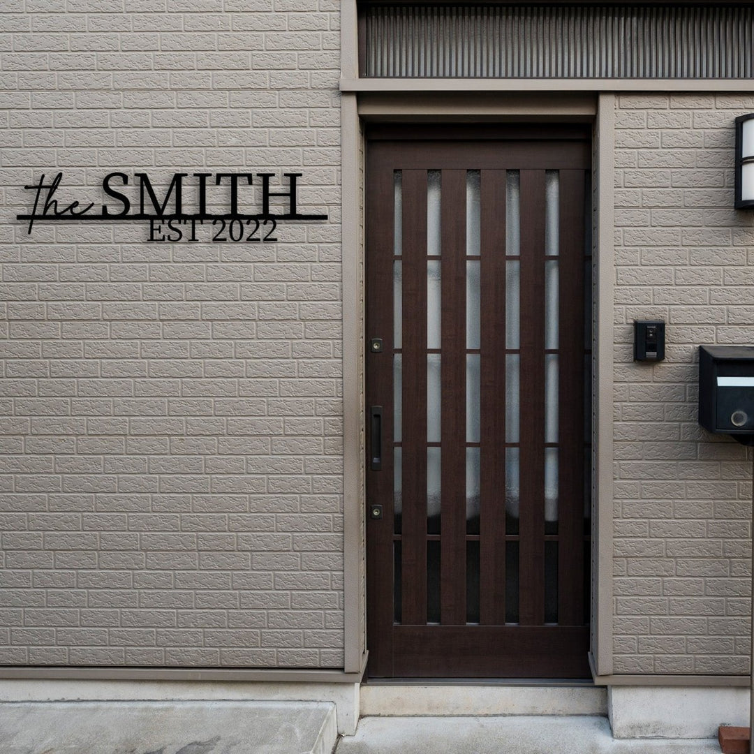 Custom Address Metal Garden Sign - BrossHome Metal Wall Art