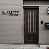 Custom Address Metal Garden Sign - BrossHome Metal Wall Art