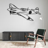 Custom Aircraft Wireframe Metal Decor - BrossHome Metal Wall Art