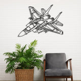 Custom Aircraft Wireframe Metal Decor - BrossHome Metal Wall Art