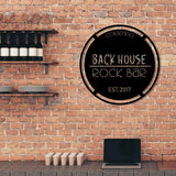 Custom Bar Name Metal Sign Wall Art Decor - BrossHome Metal Wall Art