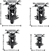 Custom Helmet Holder Motorcycle Custom Metal Wall Art - BrossHome Metal Wall Art