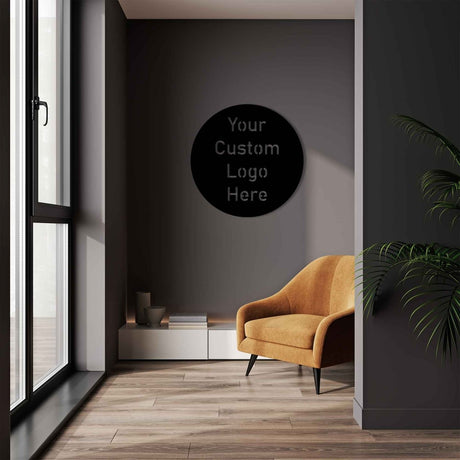 Custom Logo Metal Sign Wall Decor - BrossHome Metal Wall Art