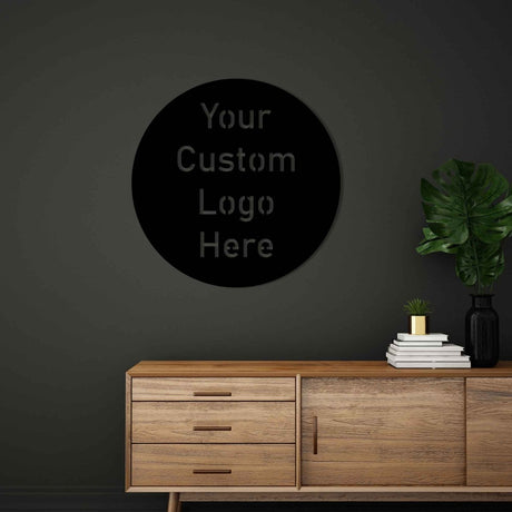 Custom Logo Metal Sign Wall Decor - BrossHome Metal Wall Art