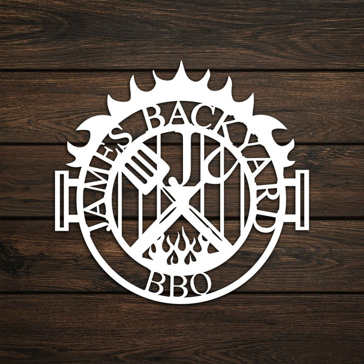 Custom Metal Bbq Sign - BrossHome Metal Wall Art