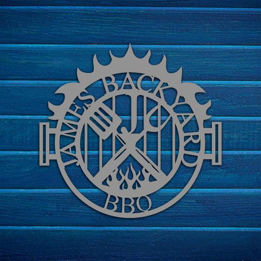 Custom Metal Bbq Sign - BrossHome Metal Wall Art