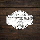 Custom Metal Farm Sign (With Family Name and Established Date) - BrossHome Metal Wall Art