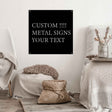 Custom Metal Sign - BrossHome Metal Wall Art