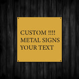 Custom Metal Sign - BrossHome Metal Wall Art