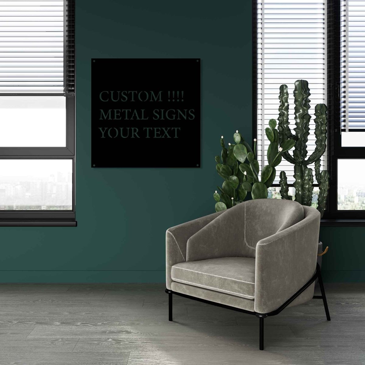 Custom Metal Sign - BrossHome Metal Wall Art