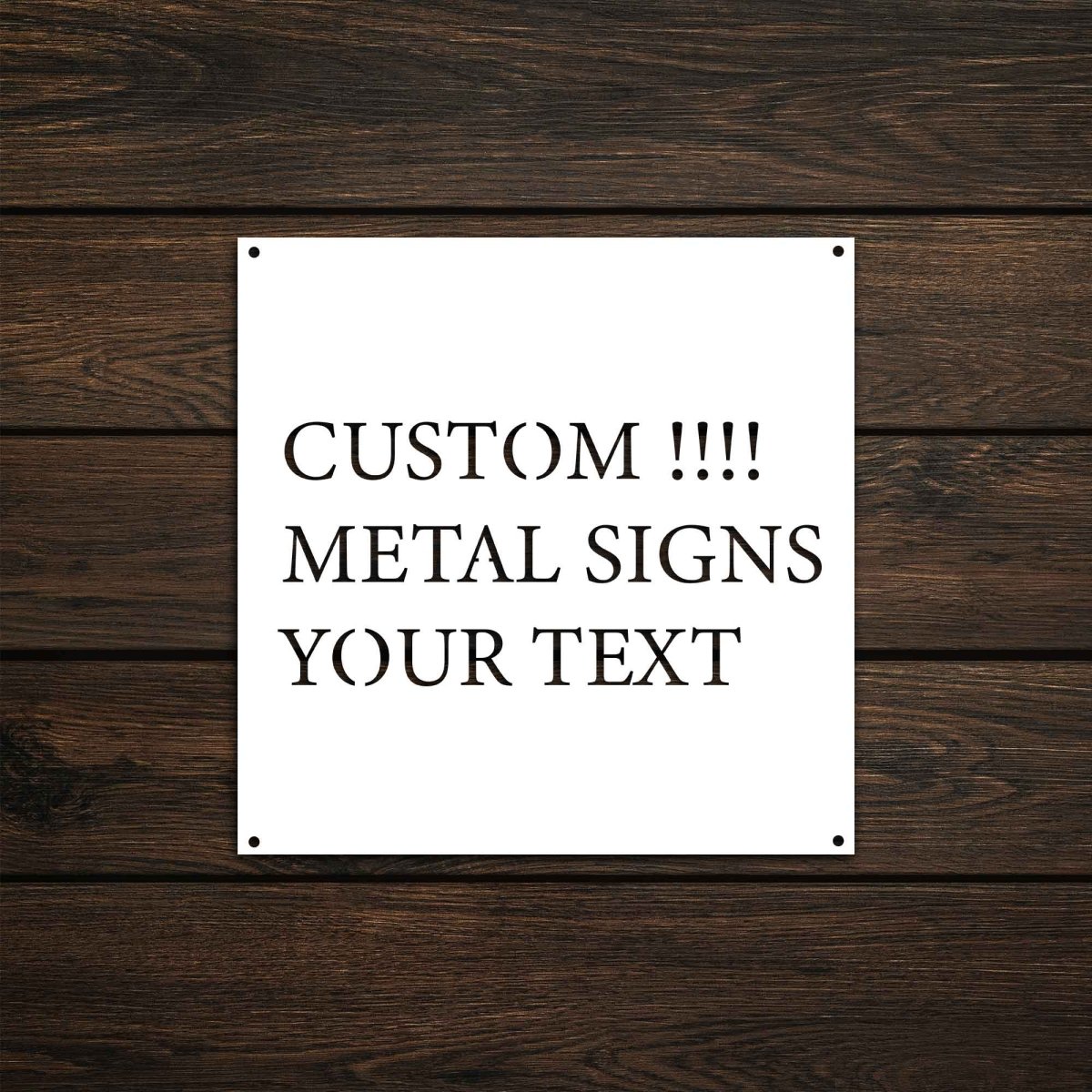Custom Metal Sign - BrossHome Metal Wall Art