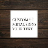 Custom Metal Sign - BrossHome Metal Wall Art