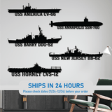 Custom Navy Ship Metal Wall Art - BrossHome Metal Wall Art