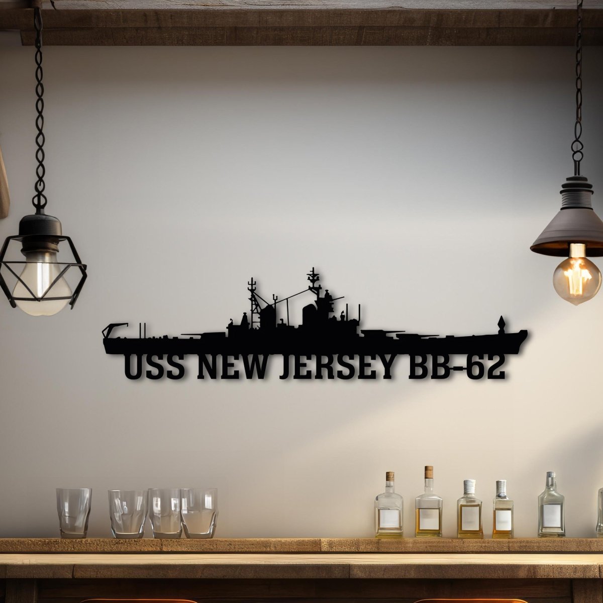 Custom Navy Ship Metal Wall Art - BrossHome Metal Wall Art