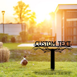 Custom Stake Metal Garden Sign - BrossHome Metal Wall Art