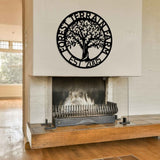 Custom Tree Metal Garden Sign Wall Art Decor - BrossHome Metal Wall Art