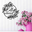 Custom Your Name Metal Hanging Garden Sign - BrossHome Metal Wall Art