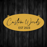 Customizable Garden Welcome Sign - BrossHome Metal Wall Art