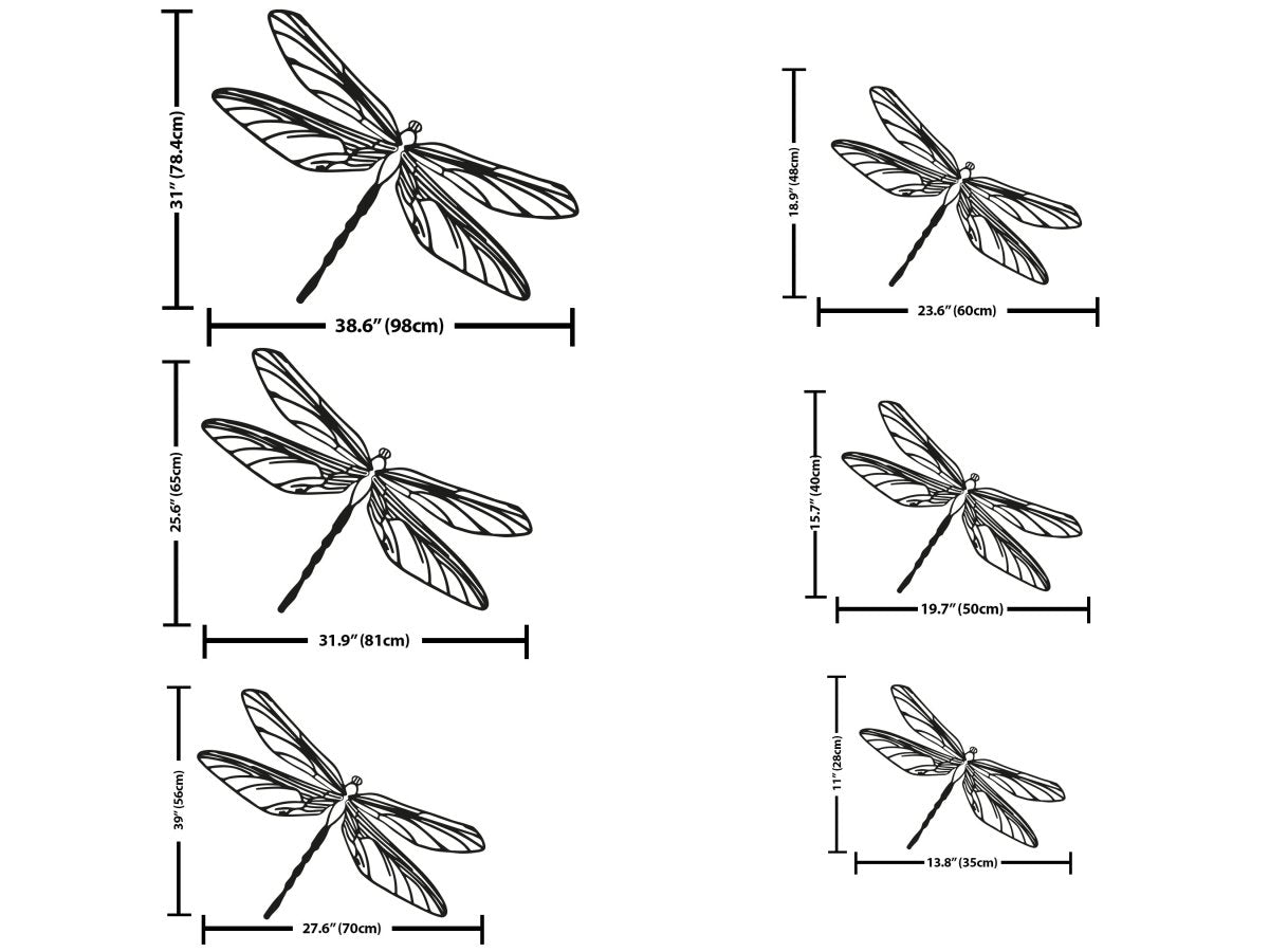 Dragonfly Metal Wall Art - BrossHome Metal Wall Art