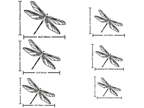 Dragonfly Metal Wall Art - BrossHome Metal Wall Art