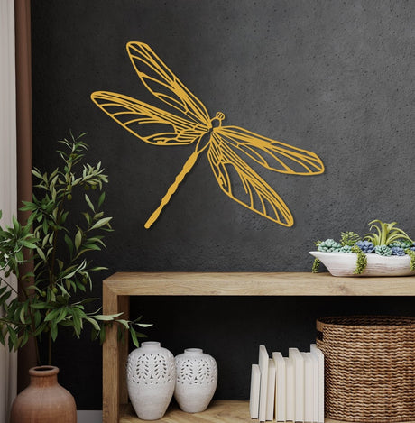Dragonfly Metal Wall Art - BrossHome Metal Wall Art