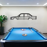 E28 M5 Car Silhouette Metal Wall Art - BrossHome Metal Wall Art