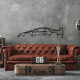 F40 Car Silhouette Metal Wall Art - BrossHome Metal Wall Art