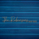 Family Name Metal Signs - BrossHome Metal Wall Art