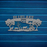 Farm Custom Metal Garden Sign Wall Art Decor - BrossHome Metal Wall Art