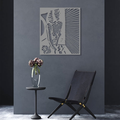 Female Body Wall Art - BrossHome Metal Wall Art