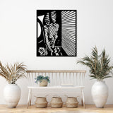 Female Body Wall Art - BrossHome Metal Wall Art