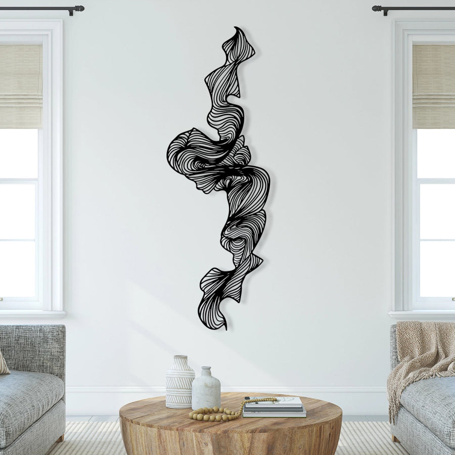 Fluid Motion Metal Wall Art - BrossHome Metal Wall Art