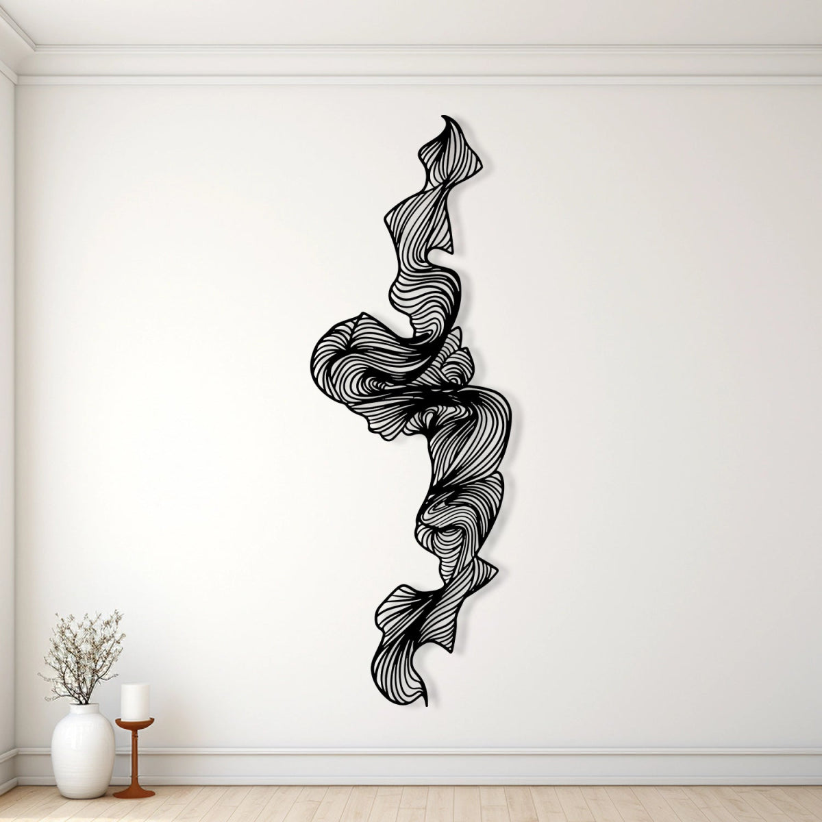 Fluid Motion Metal Wall Art - BrossHome Metal Wall Art
