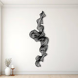 Fluid Motion Metal Wall Art - BrossHome Metal Wall Art