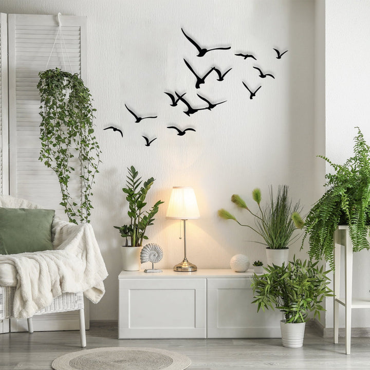 Flying Birds Metal Wall Art - BrossHome Metal Wall Art