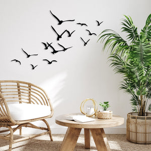 Flying Birds Metal Wall Art