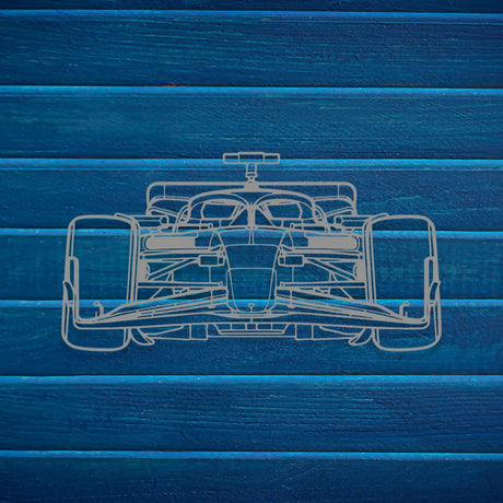 Formula 1 Silhouette Metal Wall Decor - BrossHome Metal Wall Art
