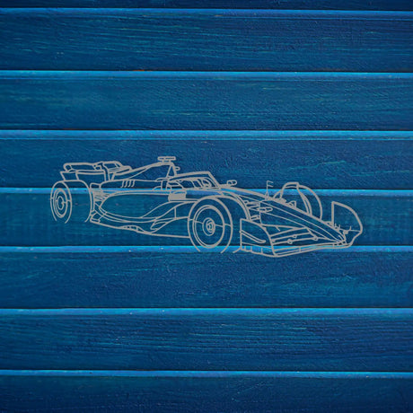 Formula 1 Speedster Metal Silhouette - BrossHome Metal Wall Art