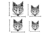Fox Metal Wall Art - BrossHome Metal Wall Art