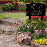 Garden Tools Custom Stake Metal Garden Sign - BrossHome Metal Wall Art
