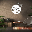 Large Butterfly Wall Clock - BrossHome Metal Wall Art