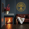 Large Tree of Life Wall Clock - BrossHome Metal Wall Art