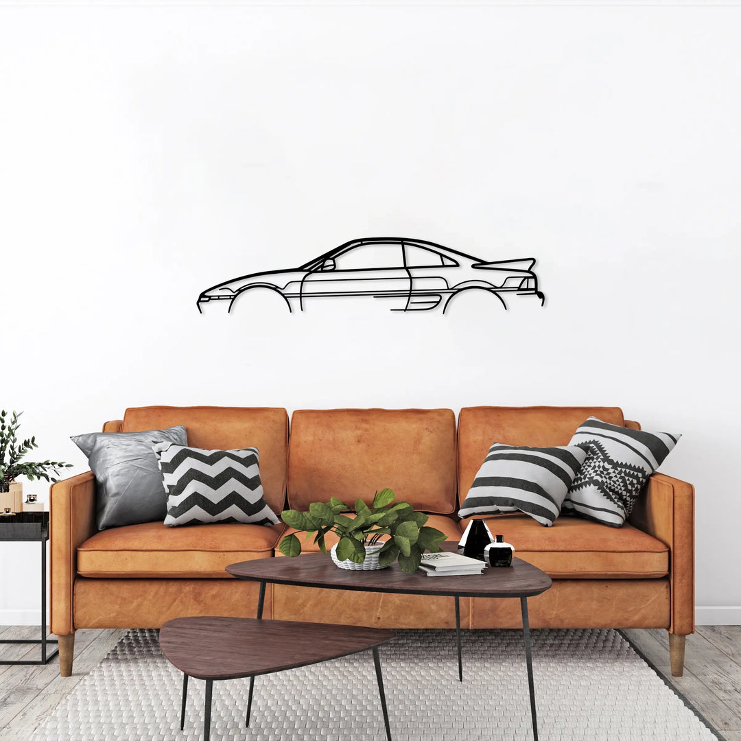 Mr2 1995 Car Silhouette Metal Wall Art - 5