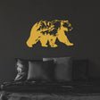 Metal Bear Wall Art - BrossHome Metal Wall Art
