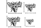 Metal Bee Wall Decor - BrossHome Metal Wall Art