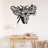 Metal Bee Wall Decor - BrossHome Metal Wall Art